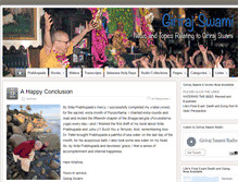 Tablet Screenshot of girirajswami.com